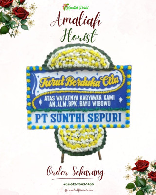 Papan Bunga Duka di Hargotirto